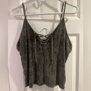 American Eagle Cropped Tank Top — Large